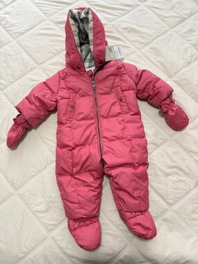 Burberry 6M Baby Skylar Down Puffer Snowsuit